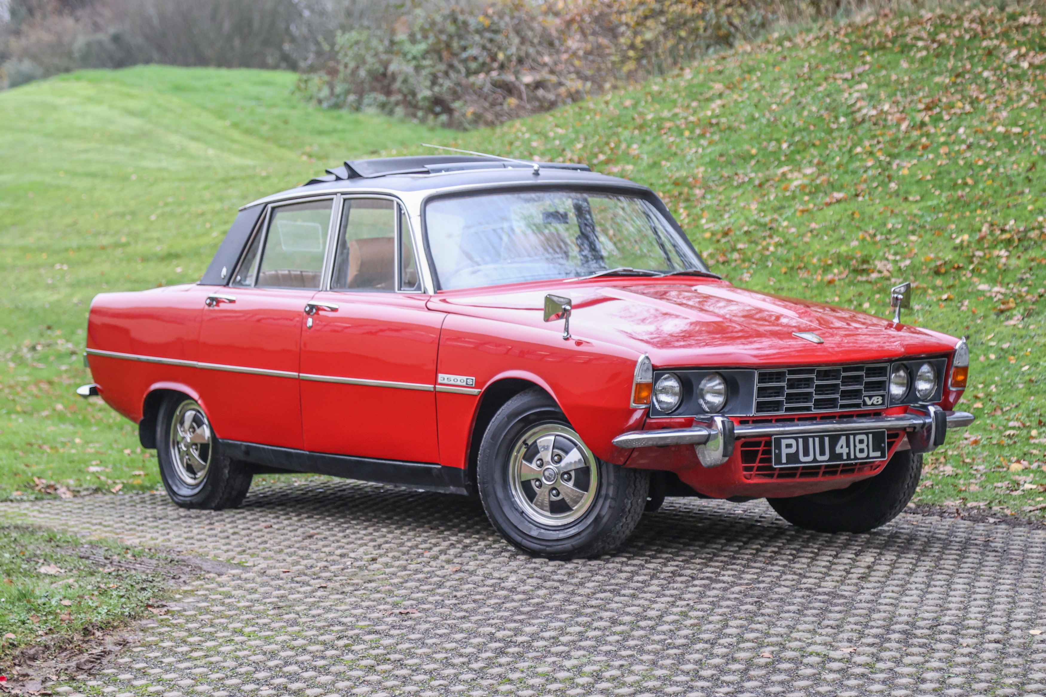 Yellow Rover P6 Lot 70 - 1972 Rover P6 3500 S