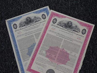 Lot 14 - Two Ford share certificates