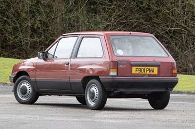 Lot 121 - 1989 Vauxhall Nova 1.2 Merit