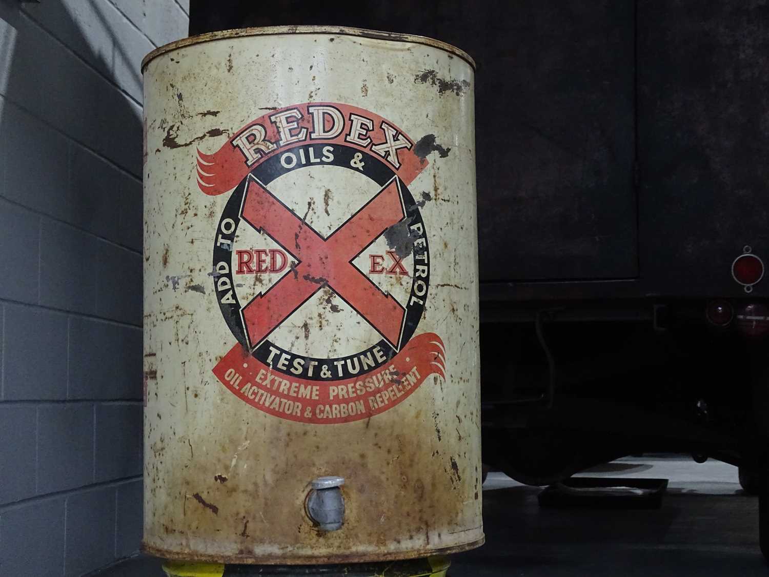 Lot 21 - Redex oils 10 gallon container