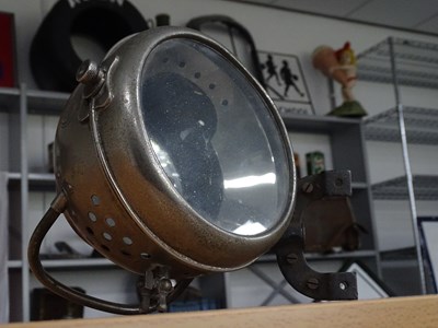 Lot 23 - French carbide spot lamp
