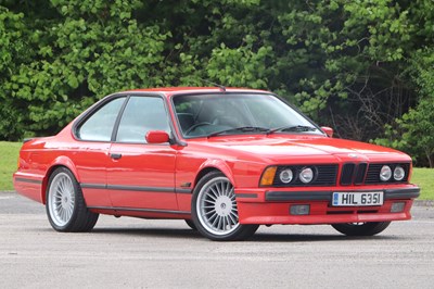 Lot 76 - 1989 BMW 635 CSi Motorsport Edition