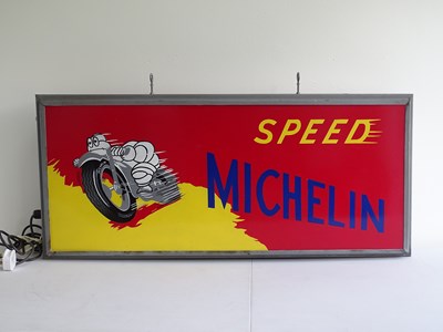 Lot 29 - Representation Michelin Speed light box.