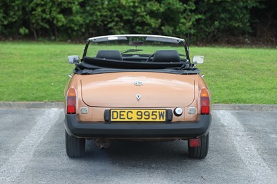 Lot 152 - 1981 MG B Roadster LE