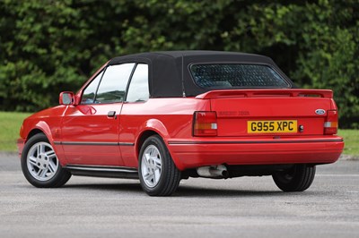 Lot 167 - 1990 Ford Escort XR3i Cabriolet