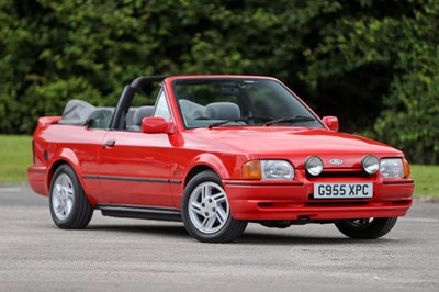 Lot 167 - 1990 Ford Escort XR3i Cabriolet