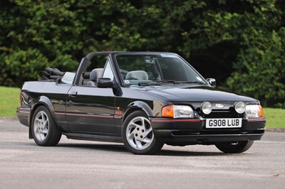 Lot 183 - 1989 Ford Escort XR3i Cabriolet