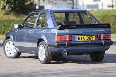 Lot 146 - 1983 Ford Escort RS 1600i