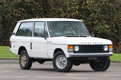 Lot 161 - 1987 Range Rover 3.5
