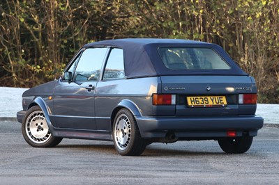 Lot 153 - 1990 Volkswagen Golf GTi Cabriolet