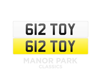 Lot 97 - Registration Number '612 TOY'