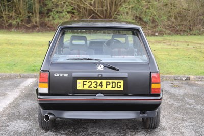 Lot 155 - 1988 Vauxhall Nova 1.6 GTE