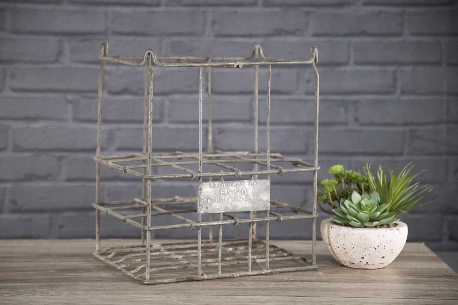 Lot 8 Esso Oil Display Basket Lot 8 Esso Oil Display Basket