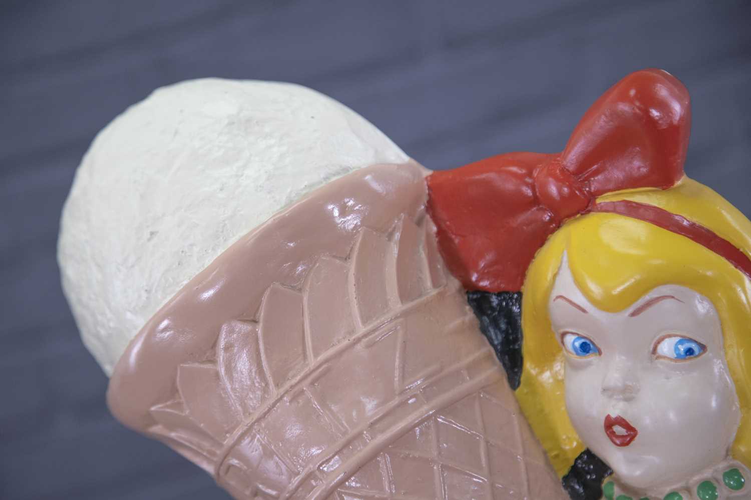 Lot 46 Fibreglass Ice Cream Lady