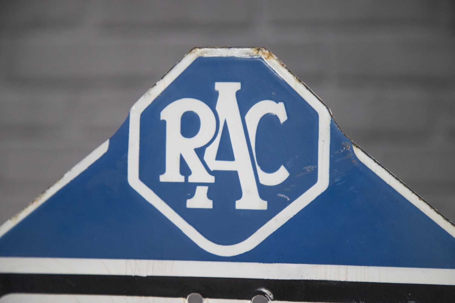 Lot 16 - Original RAC School Sign by Bruton Palmers