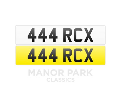 Lot 92 - Registration Number '444 RCX'