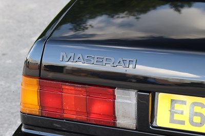 Lot 213 - 1988 Maserati Biturbo Spyder