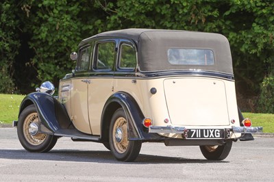 Lot 179 - 1936 Vauxhall DX 14/6 Tickford Saloon