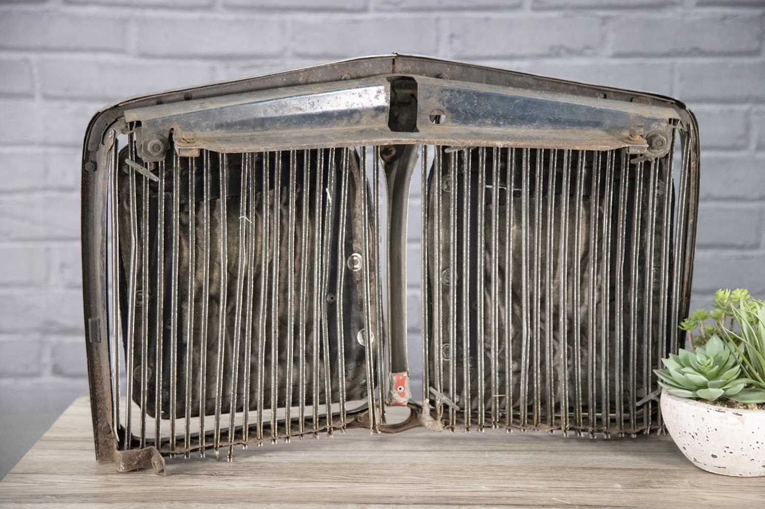 Lot 26 - Rover P4 Radiator Grill with Winter Radiator