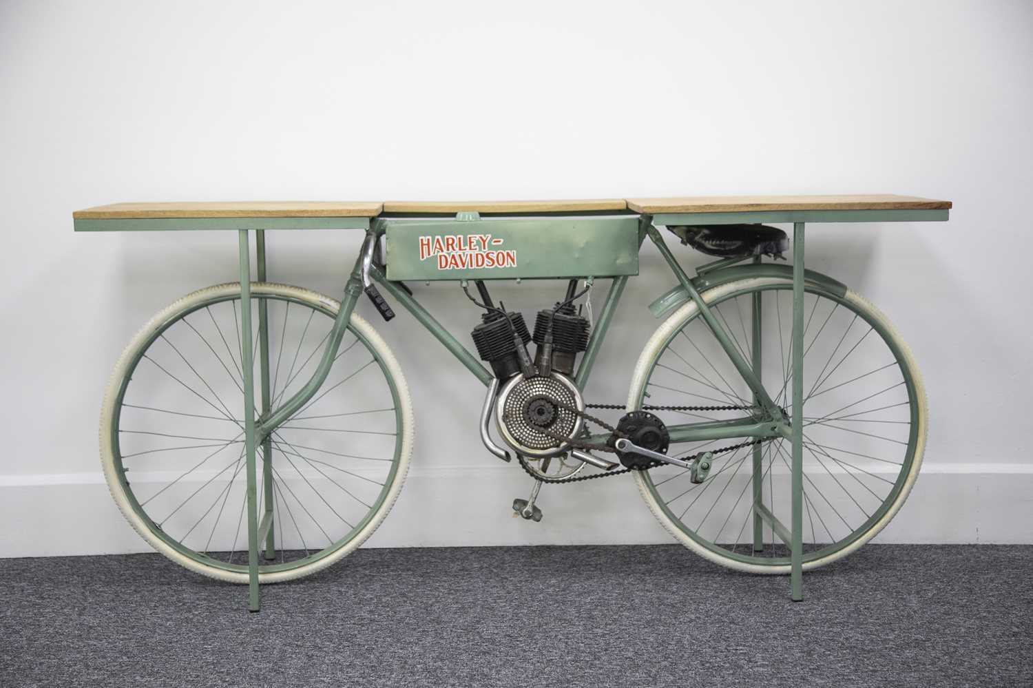 Lot 62 - Harley Davidson Recreation Desk