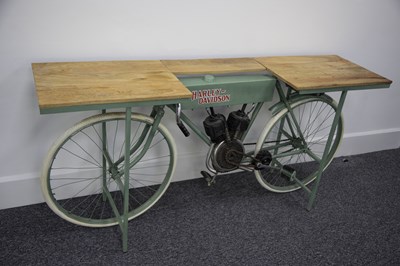 Lot 62 - Harley Davidson Recreation Desk