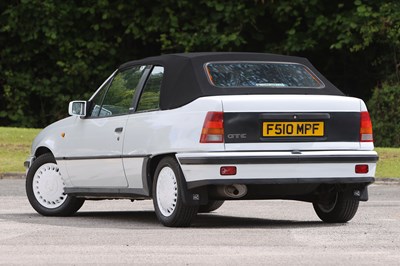 Lot 102 - 1988 Vauxhall Astra GTE Convertible