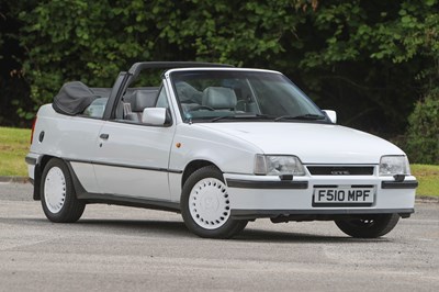 Lot 102 - 1988 Vauxhall Astra GTE Convertible