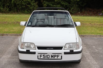 Lot 102 - 1988 Vauxhall Astra GTE Convertible