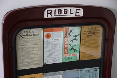 Lot 20 - Ribble Bus Timetable Cabinet