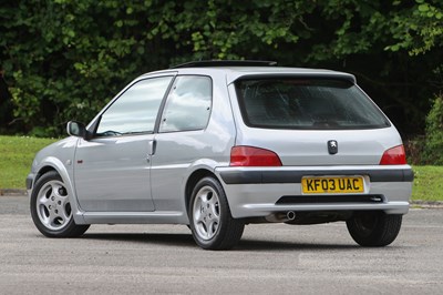 Lot 144 - 2003 Peugeot 106 GTi