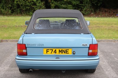 Lot 93 - 1989 Ford Escort XR3i Cabriolet