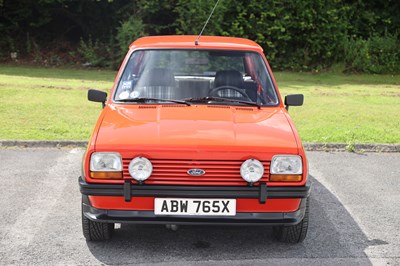 Lot 72 - 1981 Ford Fiesta Supersport