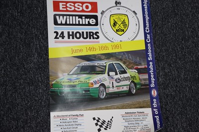Lot 21 - Three Period Posters Advertising The BRSCC Motoring Show, Esso Willhigher Race, Brands Hatch Silver Jubilee Race