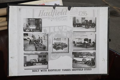 Lot 16 - 1928 Hadfield Bean 14/45 Tourer