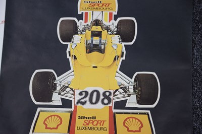 Lot 23 - Two Period Posters Advertising Shell Sports Luxemburg Day and BBC Disc Jockey Day at Brands Hatch
