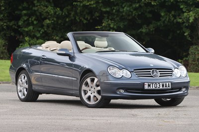 Lot 2 - 2003 Mercedes-Benz CLK 500 Elegance