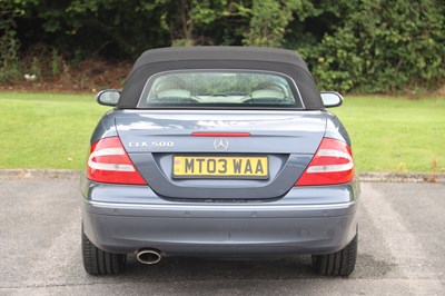 Lot 2 - 2003 Mercedes-Benz CLK 500 Elegance