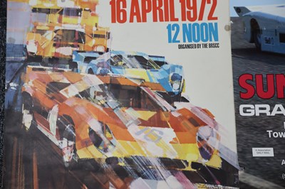Lot 24 - Two Period Posters Advertising 1000 F1 Endurance World Championship and BOAC 1000 at Brands Hatch