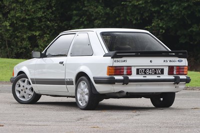 Lot 86 - 1983 Ford Escort RS 1600i