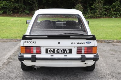 Lot 86 - 1983 Ford Escort RS 1600i