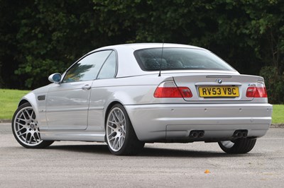 Lot 3 - 2003 BMW M3 (E46) 3.2 Convertible