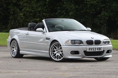 Lot 3 - 2003 BMW M3 (E46) 3.2 Convertible