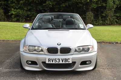 Lot 3 - 2003 BMW M3 (E46) 3.2 Convertible