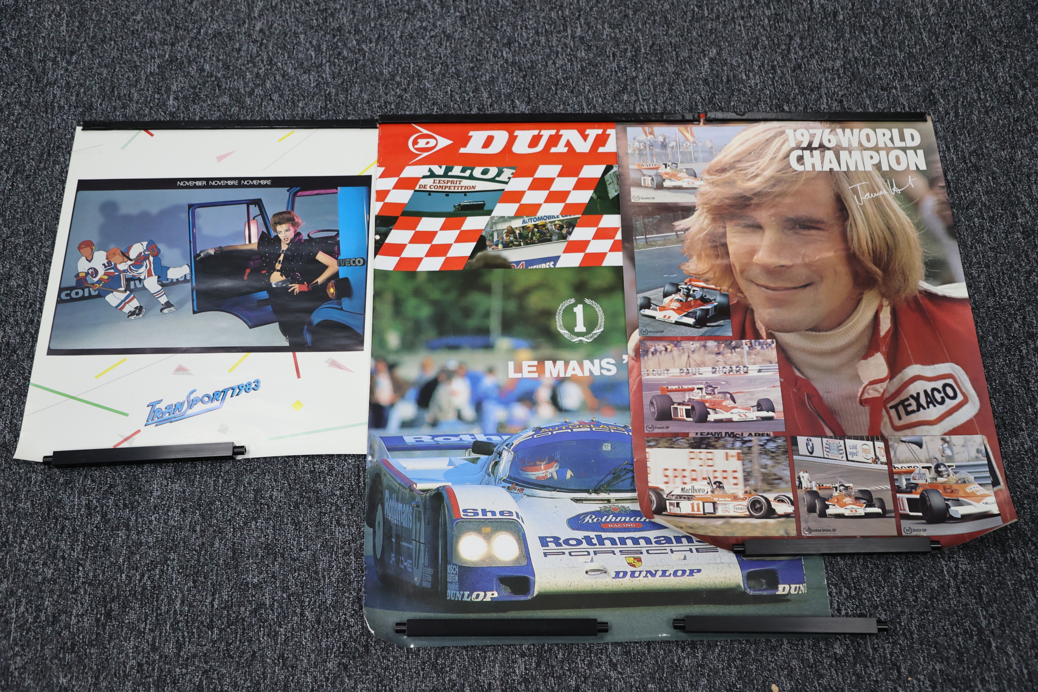 Lot 56 - Three Posters Advertising The Rothmans Le