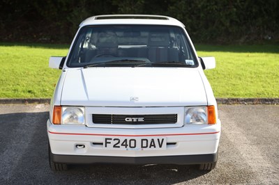 Lot 65 - 1989 Vauxhall Nova GTE