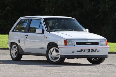 Lot 65 - 1989 Vauxhall Nova GTE