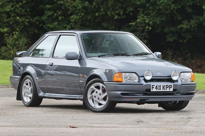 Lot 1988 Ford Escort RS Turbo