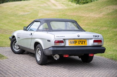 Lot 10 - 1982 Triumph TR7 Convertible