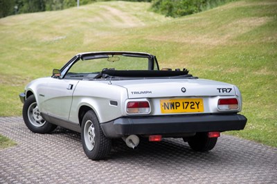 Lot 10 - 1982 Triumph TR7 Convertible