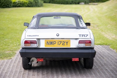 Lot 10 - 1982 Triumph TR7 Convertible